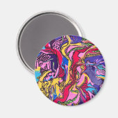 ‘Oerwoud Fever’ Ontwerp ronde magneten (Voorkant / Achterkant)