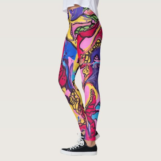 ‘Oerwoud Fever’ Print Tights Leggings (Links)