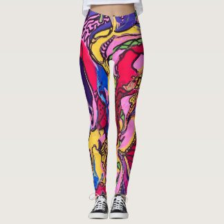 ‘Oerwoud Fever’ Print Tights Leggings