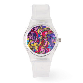‘Oerwoud Fever’ Silicone Design Watch Horloge
