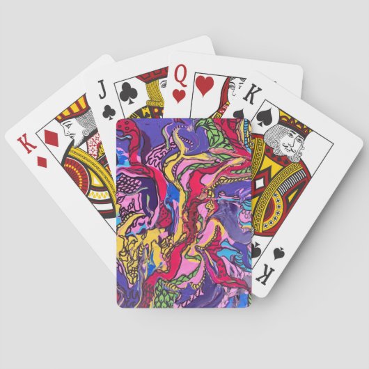 ‘Oerwoud Fever’ speelkaarten (Achterkant)