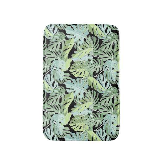 Oerwoud Floral Pattern Badmat (Voorkant Verticaal)