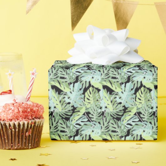Oerwoud Floral Pattern Cadeaupapier (Verjaardagsfeest)
