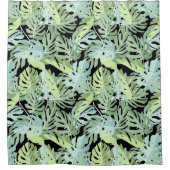 Oerwoud Floral Pattern Douchegordijn (Voorkant)