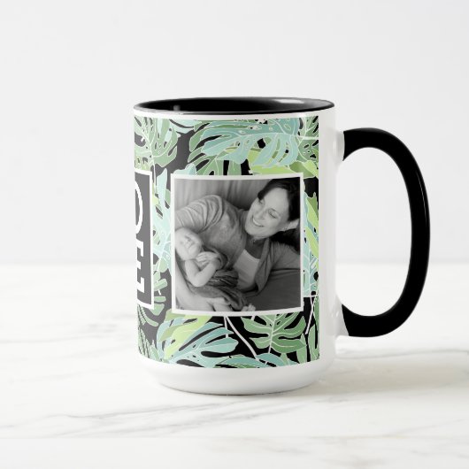 Oerwoud Floral Pattern | HOUD met foto's Mok (Rechts)