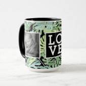 Oerwoud Floral Pattern | HOUD met foto's Mok (Voorkant links)