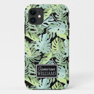 Oerwoud Floral Pattern   Jouw namen toevoegen Case-Mate iPhone Case