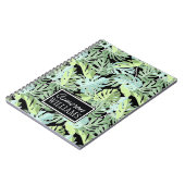 Oerwoud Floral Pattern | Jouw namen toevoegen Notitieboek (Linkerzijde)