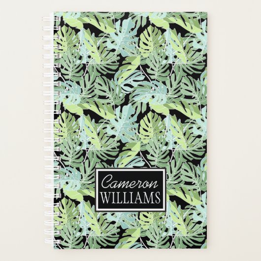 Oerwoud Floral Pattern | Jouw namen toevoegen Planner (Voorkant)