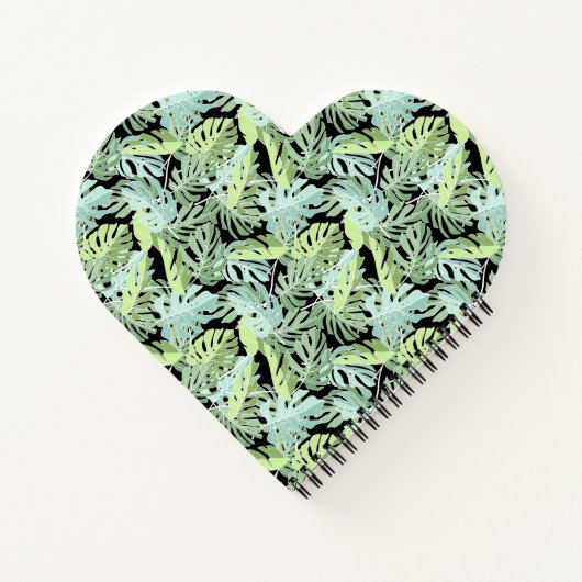 Oerwoud Floral Pattern Notitieboek (Achterkant)