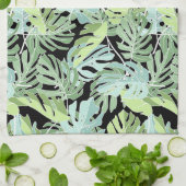 Oerwoud Floral Pattern Theedoek (Gevouwen)