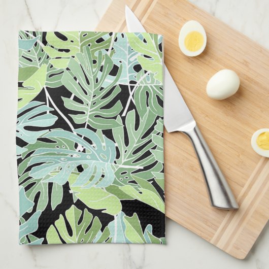 Oerwoud Floral Pattern Theedoek (Quarter Fold)