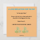 Oerwoud fluistert van bemoediging serie platte Kaa (Achterkant)