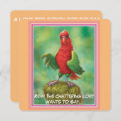 Oerwoud fluistert van bemoediging serie platte Kaa (Voorkant / Achterkant)