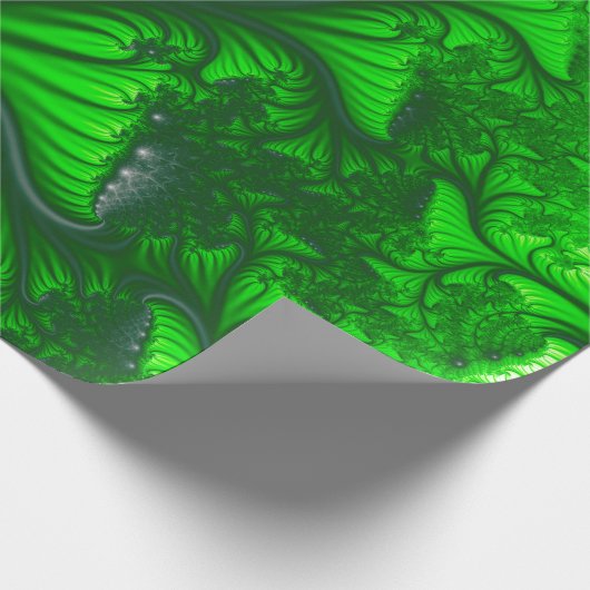 Oerwoud fractal cadeaupapier (Hoek)