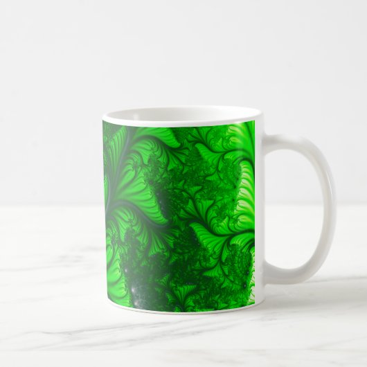 Oerwoud fractal koffiemok (Rechts)