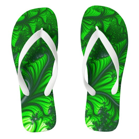 Oerwoud fractal teenslippers (Voetbed)