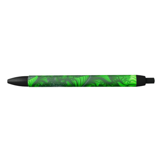 Oerwoud fractal zwarte inkt pen (Voorkant)