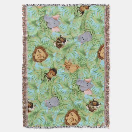 Oerwoud Friends Deken (Voorkant Verticaal)