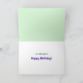 Oerwoud Friends Kind Birthday Card Kaart (Binnen)