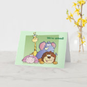 Oerwoud Friends Kind Birthday Card Kaart (Gele Bloem)