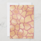 Oerwoud Fun Awaits: Kinder Zoo Party Birthday Kaart (Achterkant)