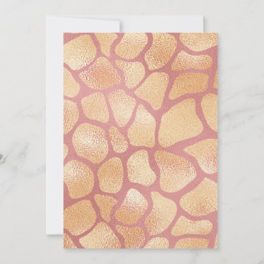 Oerwoud Fun Awaits: Kinder Zoo Party Birthday Kaart (Achterkant)