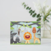 Oerwoud Fun Briefkaart (Staand voorkant)