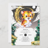 Oerwoud Fun Tiger Verjaardag Kaart (Voorkant)