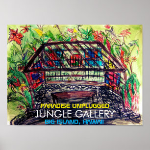 OERWOUD GALLERY BIG ISLAND, HAWAII POSTER
