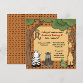 Oerwoud Gang Uitnodiging (Voorkant / Achterkant)