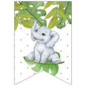 Oerwoud Geachte Happy Birthday Kinder Bunting Flag Vlaggetjes (Derde vlag)