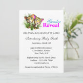 Oerwoud gender onthullen PERSONALIZE Kaart (Staand voorkant)