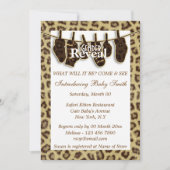 Oerwoud gender onthullen PERSONALIZE Kaart (Voorkant)