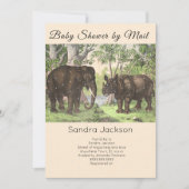 Oerwoud Genderneutraal Baby shower per post Kaart (Voorkant)