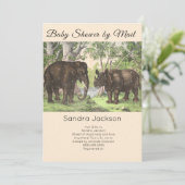 Oerwoud Genderneutraal Baby shower per post Kaart (Staand voorkant)