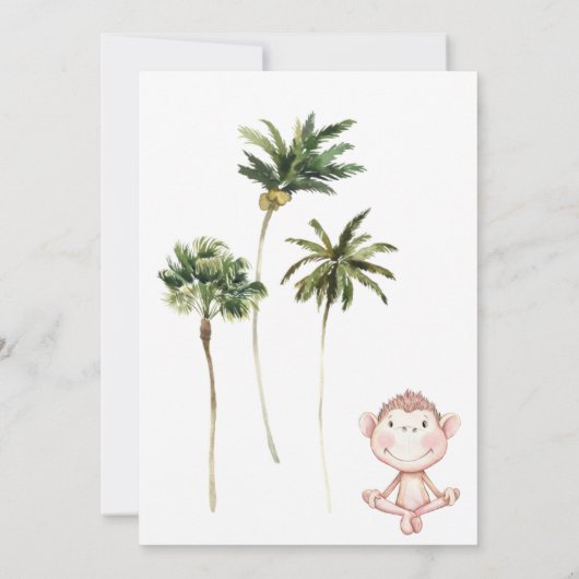 *~* Oerwoud Giraffe 2 TWEE AR21 Fotodag Kaart (Achterkant)