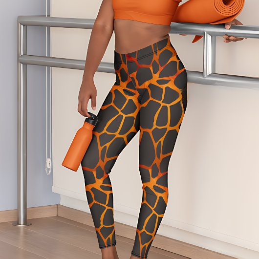 Oerwoud Giraffe afdrukken Leggings