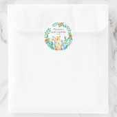 Oerwoud Giraffe Baby shower Dank u voor Sticker (Tas)