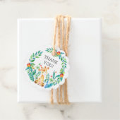 Oerwoud Giraffe Baby shower Favor Gift Label (In situ)