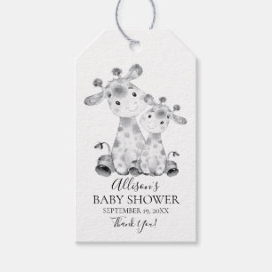 Oerwoud Giraffe Baby shower Favor Gift Label Cadeaulabel