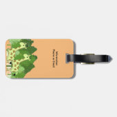 Oerwoud Giraffe Bagagelabel (Achterkant horizontaal)