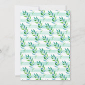 Oerwoud Giraffe BINGO Baby shower Game Kaart (Achterkant)