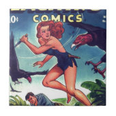 Oerwoud Girl en Condo Tegeltje (Voorkant)