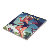 Oerwoud Girl en Condo Tegeltje (Zijkant)