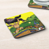 Oerwoud Gorilla's Lair  Comics Bier Onderzetter (Linkerzijde)