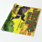 Oerwoud Gorilla's Lair  Comics Cadeaupapier (Uitgerold)