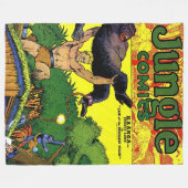 Oerwoud Gorilla's Lair Comics Fleece Deken (Voorkant (Horizontaal))