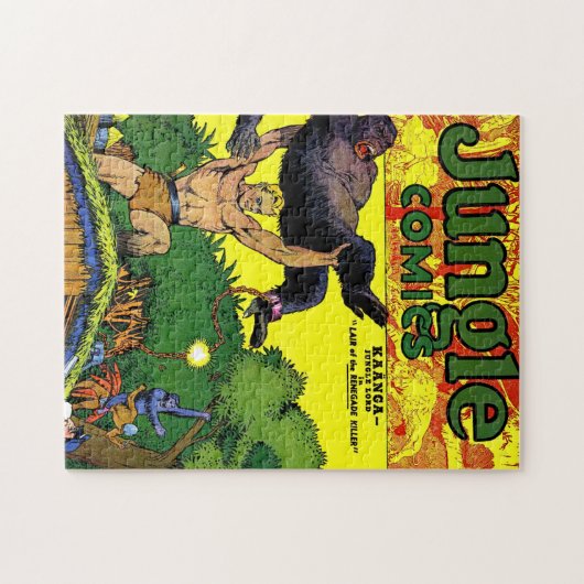 Oerwoud Gorilla's Lair Comics Legpuzzel (Horizontaal)