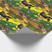 Oerwoud Gorilla's Lair  Comics ontkoppeling Cadeaupapier (Hoek)